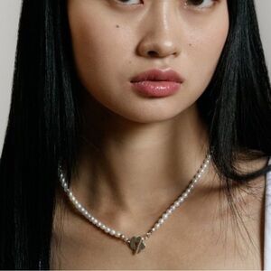 Wolf Circus Sofia Pearl Necklace solid Sterling Silver